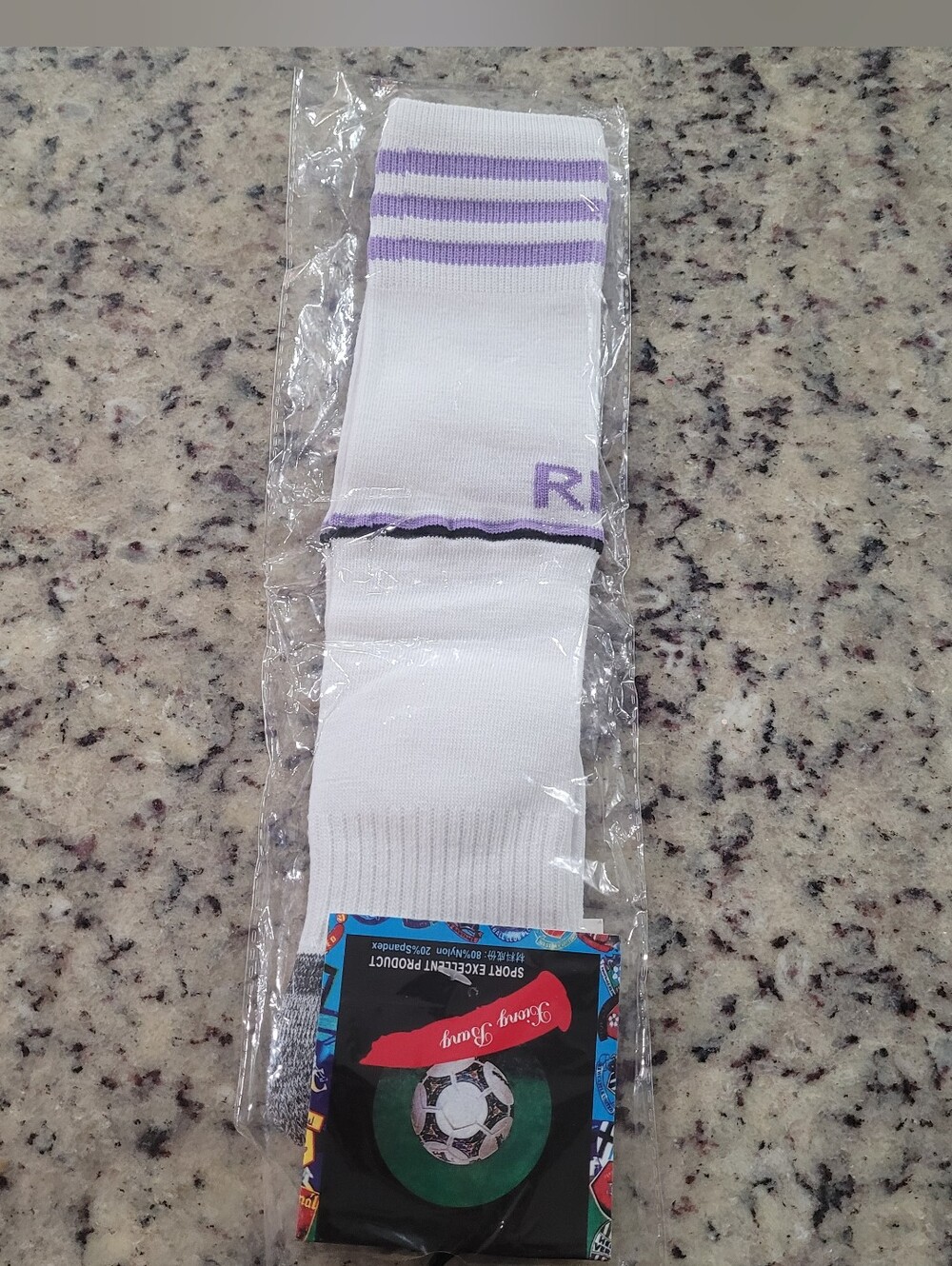 Real Madrid Soccer Sock Youth One Size